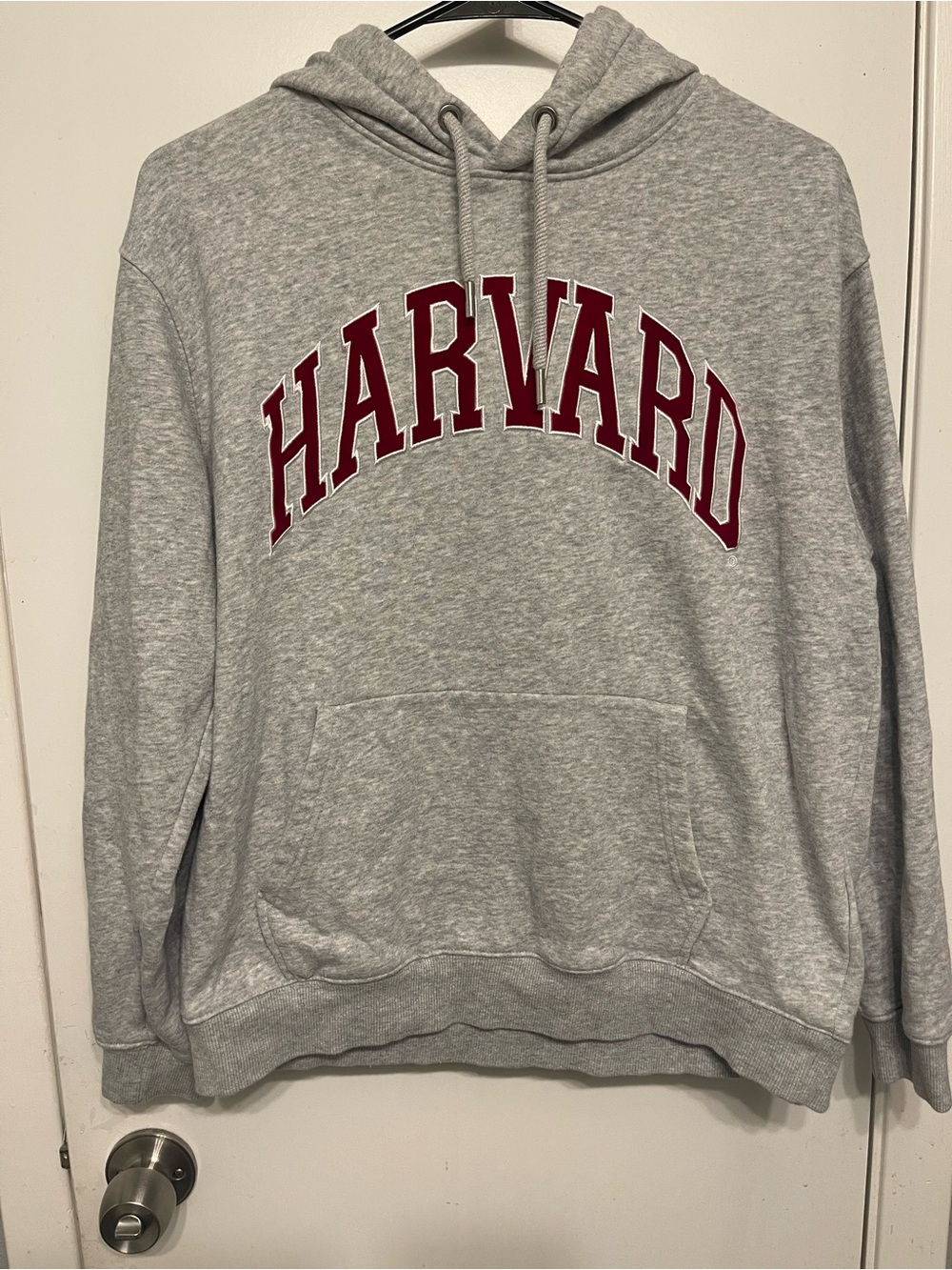 Harvard University Women’s Gray Hoodie Pullover Sweatshirt Size L Large